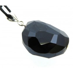 Nugget Sacred Black Andara Crystal Pendant